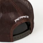 Pepper trucker cap og big cathead brown / white