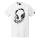 Pepper tee headphone white