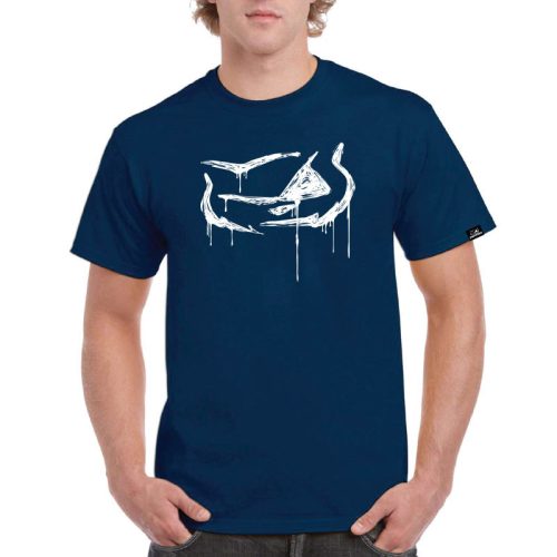 Pepper tee graffhead dark navy (XL)