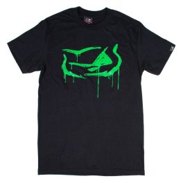 Pepper tee graffhead (black/neon green)
