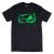 Pepper tee graffhead (black/neon green)