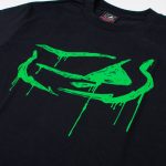 Pepper tee graffhead (black/neon green)